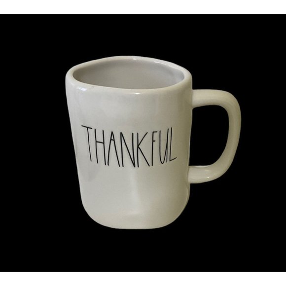 Rae Dunn Other - Rae Dunn THANKFUL White Coffee Mug Artisan Collection By Magenta Cup/Mug‎